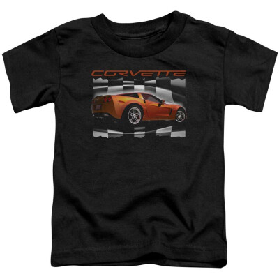 

Chevy Boys Orange Z06 Vette Childrens T-shirt Black