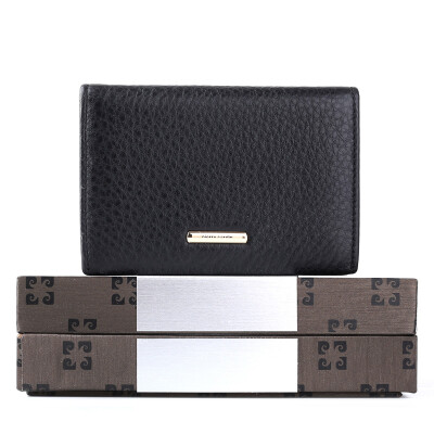 

Pierre cardin fashionable portable leather business card holder / multi-function card pack black