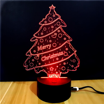 

Shining TD023 Creative Christmas 3D LED Lamp