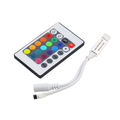 

Mini 24Key IR Remote Controller Wireless For 3528 5050 RGB LED Strip