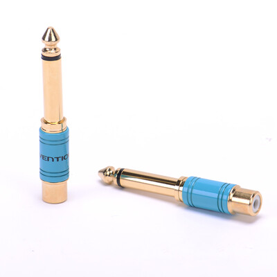 

Vention 65mm Male to RCA Female Audio Jack stereo Connector adapter gold-plated Headphone