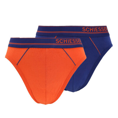 

Schiesser мужское нижнее белье [2 шт.] S2 талия треугольник нижнее белье E5 / 2056S темно-синий + темно-оранжевый (8308) L