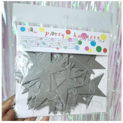 

Wall Hanging Banner Pendant Flag Christmas Pentagram Birthday Party Home Decors