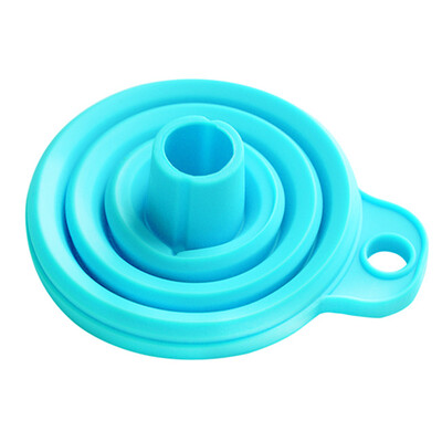 

UpperX Kitchen Silicone Cooking Gadget Funnel Blue