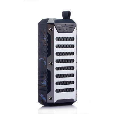 

Outdoor audio MP3 player portable bluetooth audio With waterproof speaker LED light stereo music playback can TF card flashlight