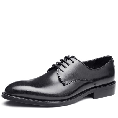 

Haotton (HAUT TON) men's business casual shoes leather dress shoes P089 black 40 yards