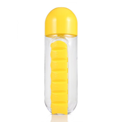 

Portable Water Bottle with Medicine Box