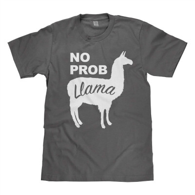 

Big Boys No Prob Llama Funny Shirt Youth T-Shirt