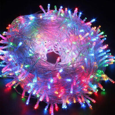 

10M 100LED Christmas Fairy String Light Wedding Xmas Party Outdoor Decor Lamp