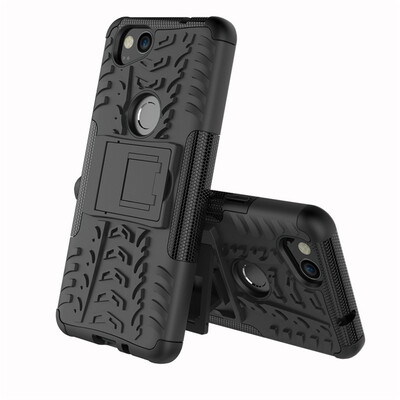 

Fivice Google Pixel 2 Case TPU anti-fall tire pattern back clip bracket phone case
