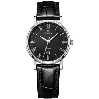 

According to wave EBOHR watch the era of elements series atmospheric white belt quartz male watch 36000135