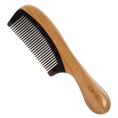 

Plateau boat comb natural green tan horns combs Christmas gifts send girlfriend creative gifts to send girls birthday gift gift box ML18