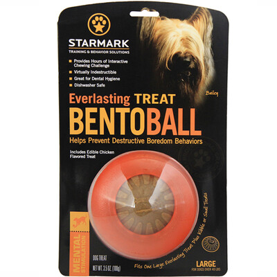 

Starmark semi-sphere dog molar toy medium sizeinclude a 51g biscuit