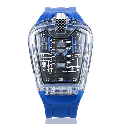 

KIMSDUN K - 725D Men Transparent Waterproof Quartz Watch - MULTI-A