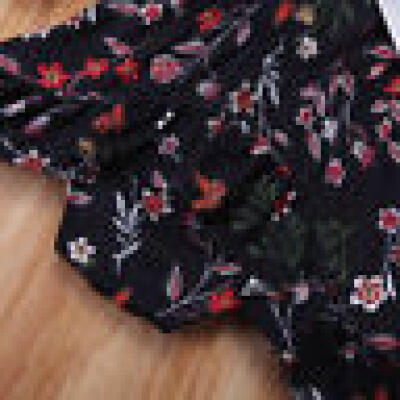 

Newborn Infant Baby Girls Floral Bowknot Romper Bodysuit Jumpsuit Dress Outfits