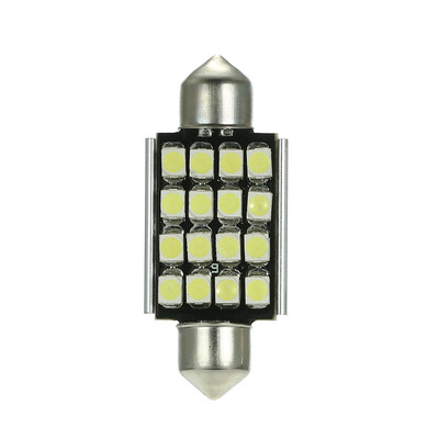 

White 12V 41mm 16 SMD 3528 Car Interior Dome Festoon LED Light Bulbs Lamp