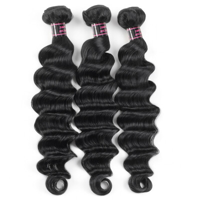 

Grade 7A Brazilian Loose Deep 3 Bundles Deals Unprocessed Brazilian Virgin Human Hair Extension Peruvian Virgin Remy Hair