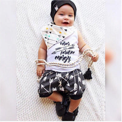 

2PCS Newborn Kids Baby Boys Summer T-shirt TopsShorts Pants Outfit Clothes Set