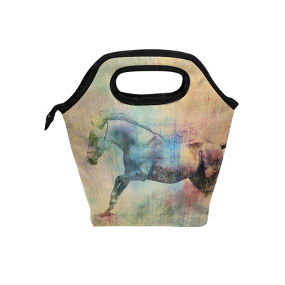 

Lunch Bag Tote Bag Fantasy Horse Travel Picnic Organizer Lunch Holder Handbags Lunch Bag Box