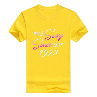 

45th Birthday Gifts idea Sexy Since 1973 45 Years Old Men Tshirt