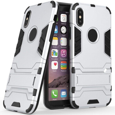 

Case for Apple iPhone  58 inch 2 in 1 Shockproof with Kickstand Feature Hybrid Dual Layer Armor Defender Protective Cover