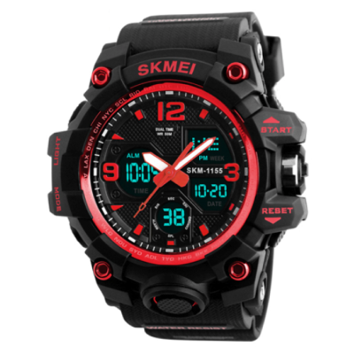 

SKMEI New Fashion Men Sports Watches Men Quartz Analog LED Digital Clock Man Military Waterproof Watch