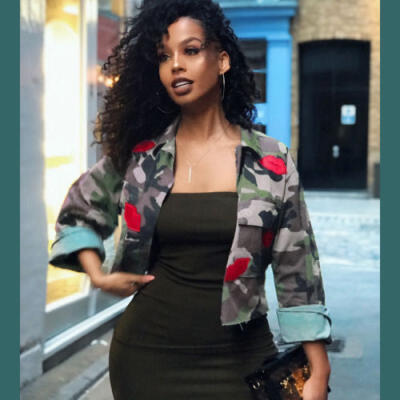 

Womens Camouflage Military Army Short Shirt Jacket Outwear Coat Tops Streetwear