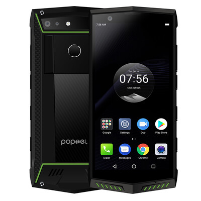 

Poptel P60 Rugged Mobile Phone IP68 Waterproof 57Inch 6GB128GB Face ID Android 81 5000mAh NFC Fingerprint 4G Unlocked Smartphon