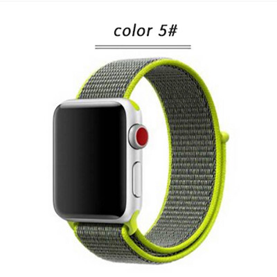 

Kebbit Nylon Sport Band for Apple Watch Series 4 3 2 1 38MM 42mm 40MM 44mm Soft Breathable Watch Strap Colorful iWatch Bands