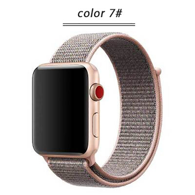 

Kebbit Nylon Sport Band for Apple Watch Series 4 3 2 1 38MM 42mm 40MM 44mm Soft Breathable Watch Strap Colorful iWatch Bands