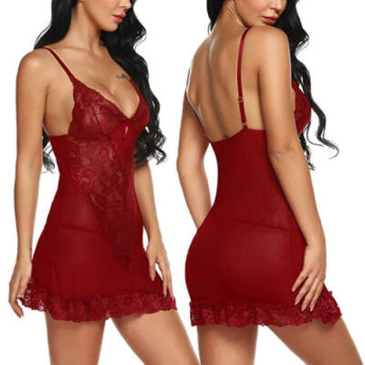 

New Women Sexy Lingerie Nightwear Underwear G-string Babydoll Sleepwear Dress