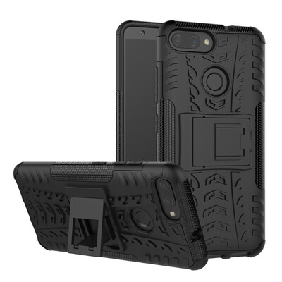 

Fivice Asus zenfone max plusM1ZB570TL Case TPU anti-fall tire pattern back clip bracket phone case