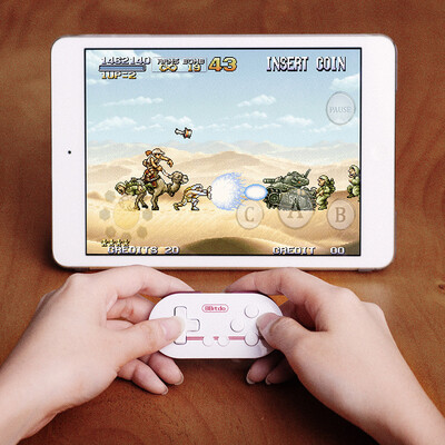 

8Bitdo ZERO Mini Controller Portable Bluetooth White Wireless GamePad New