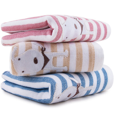 

[Jingdong Supermarket] Sanli towel home textiles cotton cartoon series of baby towel 25x50cm soft absorbent towel value of 4