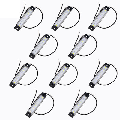 

10PCS YWXLight LED Truck Bus Trailer Side Marker Indicators Light Tail Taillight Brake Stop Lamp DC 12V