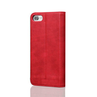 

New iPhoneXS Max Mobile Phone Case Samsung Mobile Phone Flip Card All-inclusive Mobile Phone Shell Red