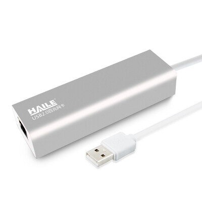 

Le Hai (Хайле) HU-301Y USB2.0 проводной Fast Ethernet USB в кабель RJ45 интерфейс Apple Mac Pro ноутбуков Внешний LAN конвертер Silver