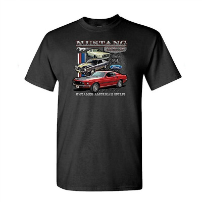 

Untamed American Spirit Ford Mustang - Mens Cotton T-Shirt