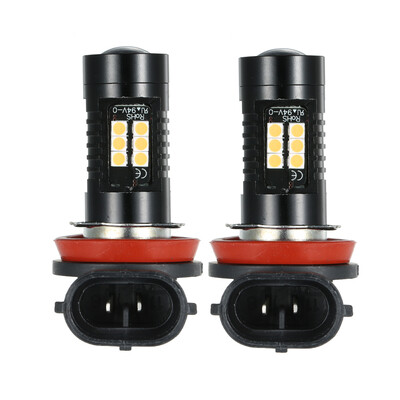 

2Pcs LED Bulb Lights Auto Lamp Bulbs Car Light H8H11 Yellow