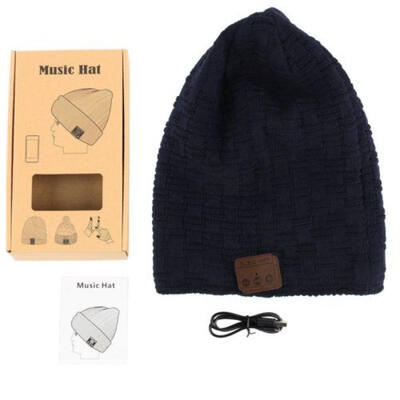 

Beanie Hat Winter Wireless Bluetooth 42 Smart Cap Headphone Headset Speaker Mic