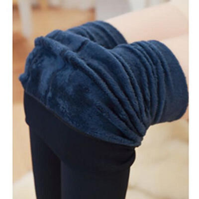 

Women Winter Thick Warm Fleece Lined Thermal Stretchy Slim Skinny Leggings Pants