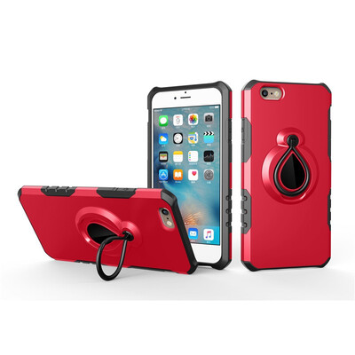 

Fivice iPhone 55S5SE Case TPU Water Drop Ring Stand Car Power Magnetic Drop-proof Phone Case