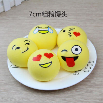 

Kawaii Jumbo Emoji Slow Rising Squishy Toy Bread Cake Bun Squeeze Simulation