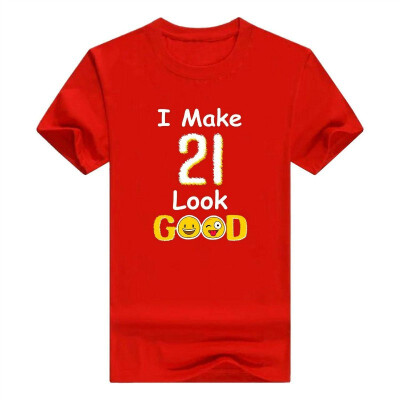 

21st Birthday Gift Shirt I Make 21 Look Good 21 Year Old Tee