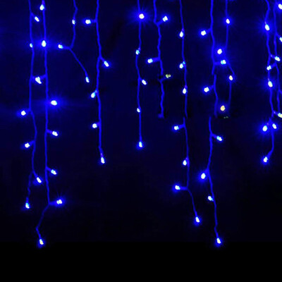 

LED Curtain Icicle String Light 220V 45m 100Leds Indoor Drop LED Party Garden Stage Outdoor Decorative Light