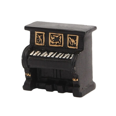 

UpperX Vintage Old Creative Resin Mini Piano Small Ornaments Desk Accessories Home Decorations ChildrenS Gifts Shop Shooting Prop