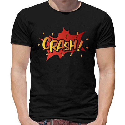 

Crash Word Art - Mens Crewneck T-Shirt - 7 Colours