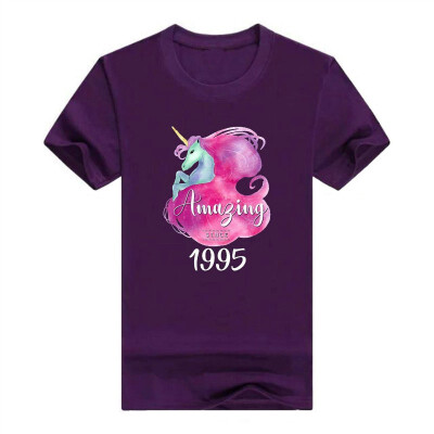 

23rd Birthday Gift Unicorn Tshirt Amazing Since 1995 Tee