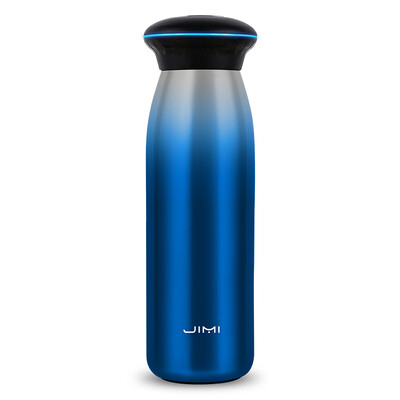 

Jimmy has JIMI smart water cup high temperature reminder drinking water portable mug men&women birthday gift wife creative gifts practical gift friend gift box self-operated S1 blue 400ml