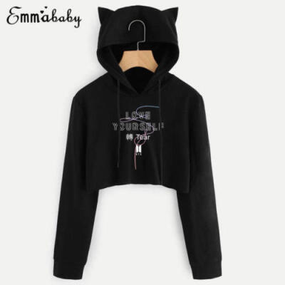 

KPOP BTS Bangtan Boys Love Yourself Sweatshirt Hoodie Sweater JIMIN V SUGA New